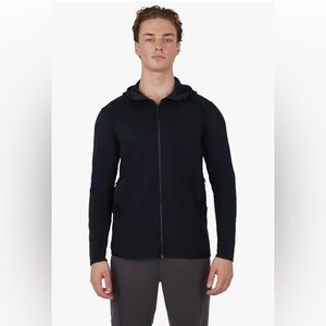 NWT 90 Degree by Reflex Men's Black Full-Zip Fleece Jacket - Medium